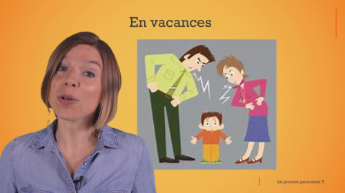 Video Le pronom personnel Y - Frans 1ste graad A