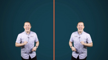 Spiegeling zien als een transformatie